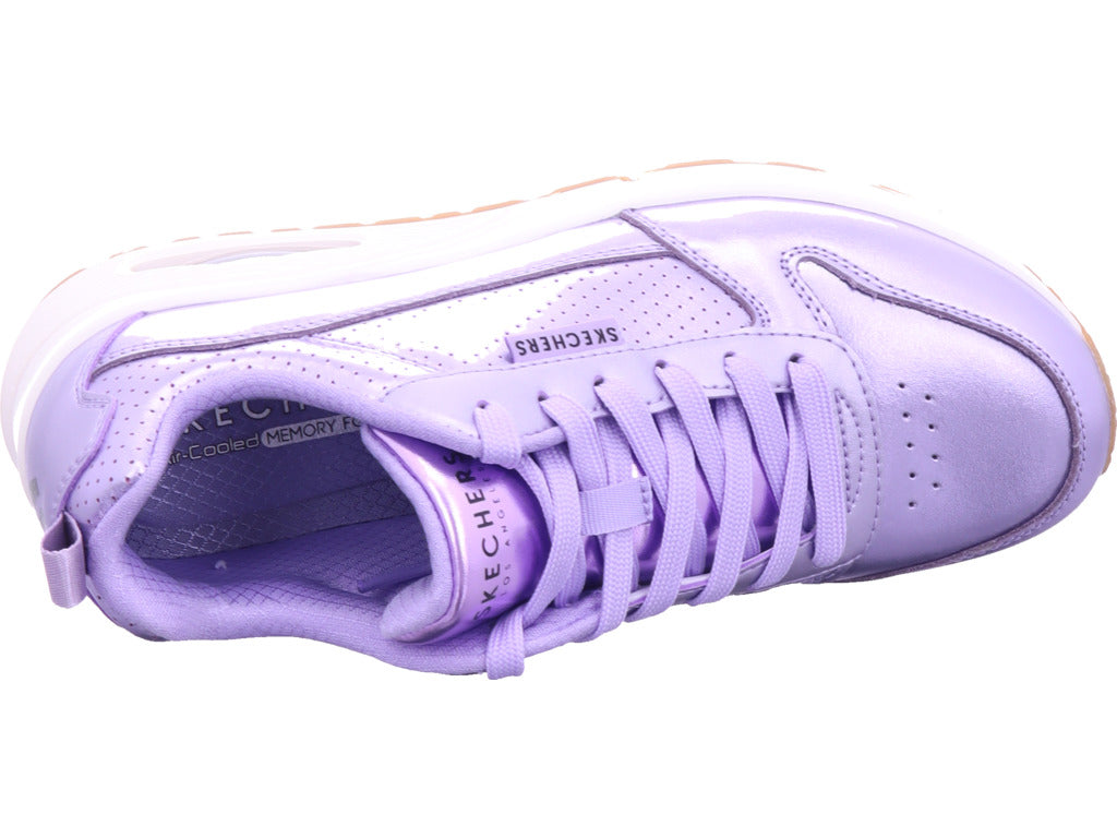 SKECHERS Damen Sneaker Uno-Metallixs in lila