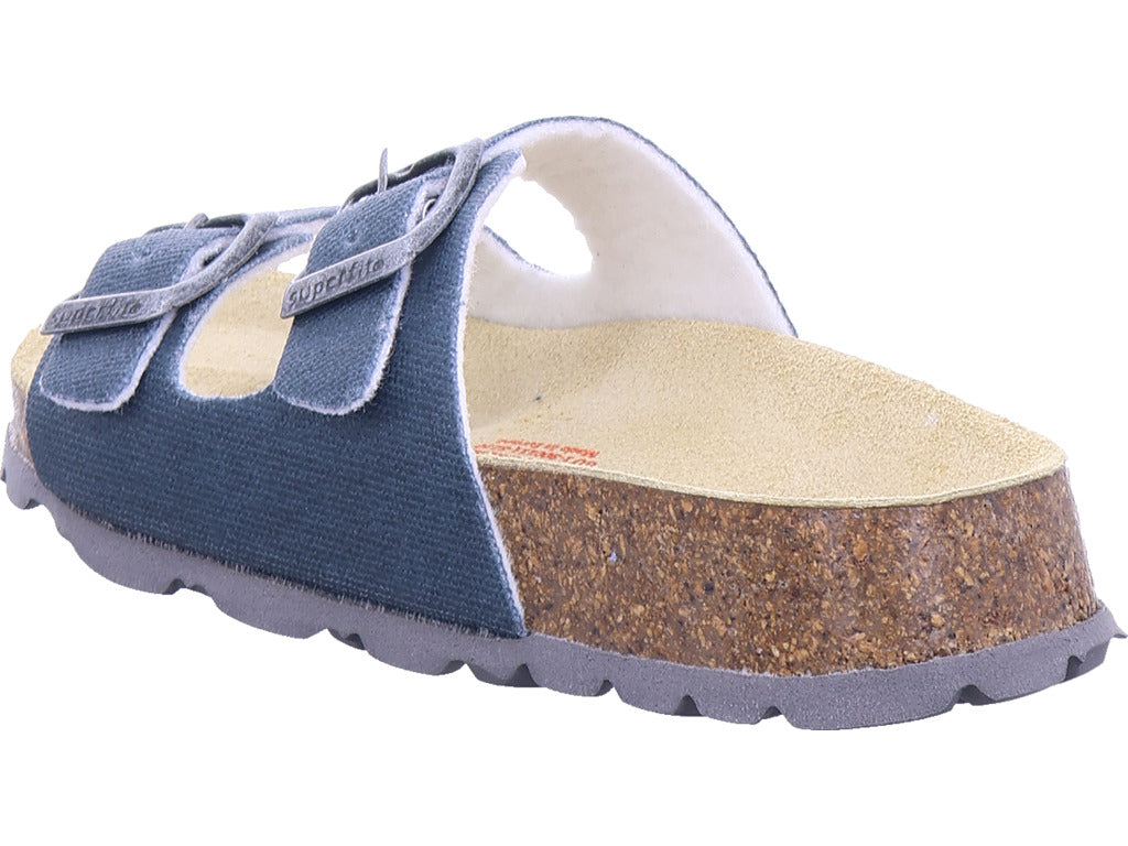 Legero boys' footbed slippers in blue
