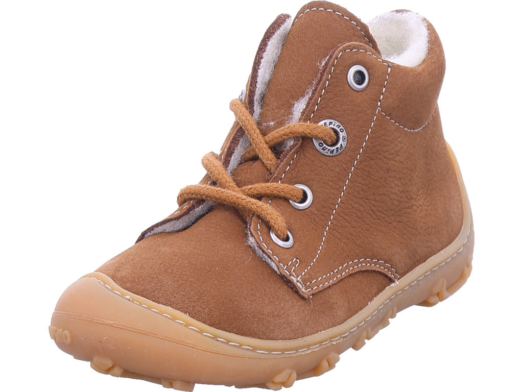 Chlapecké kotníkové boty Ricosta v hnědé barvě