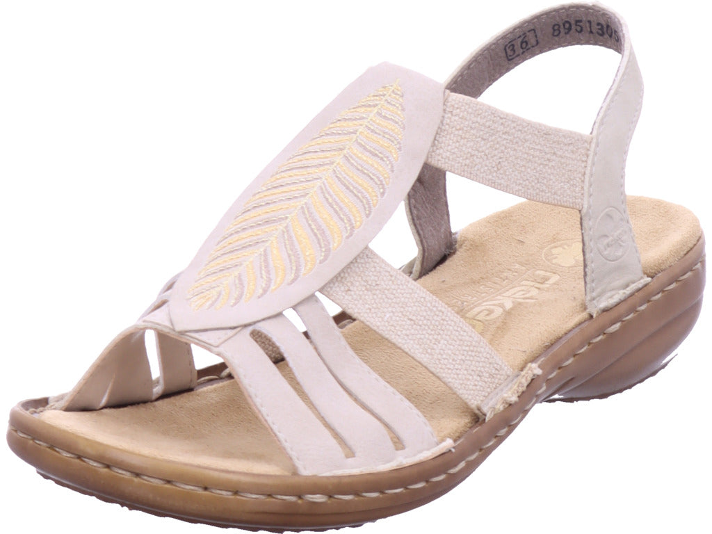 Rieker Damen  Fsk Damen Sandalen in beige