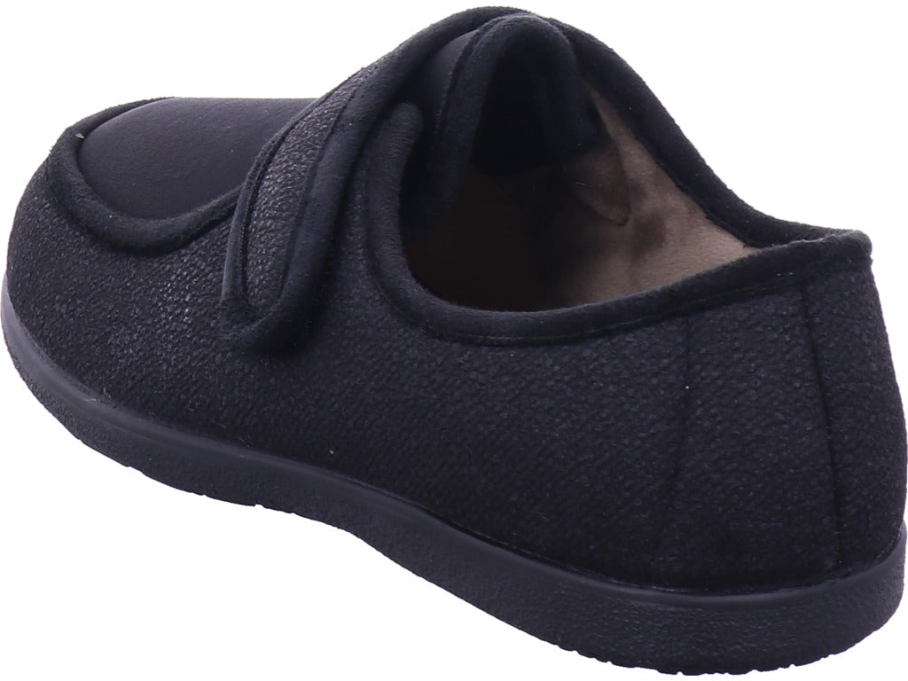 Varomed Damen Hausschuh  in schwarz