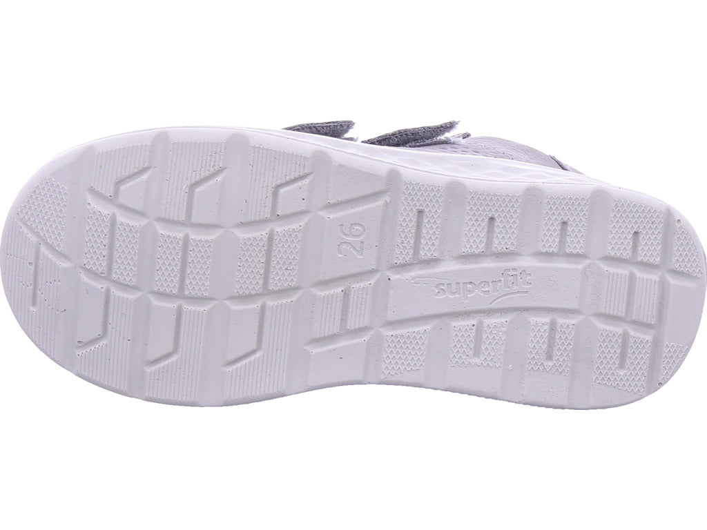 Superfit Mädchen  Stiefelette Leder \ Breeze in grau