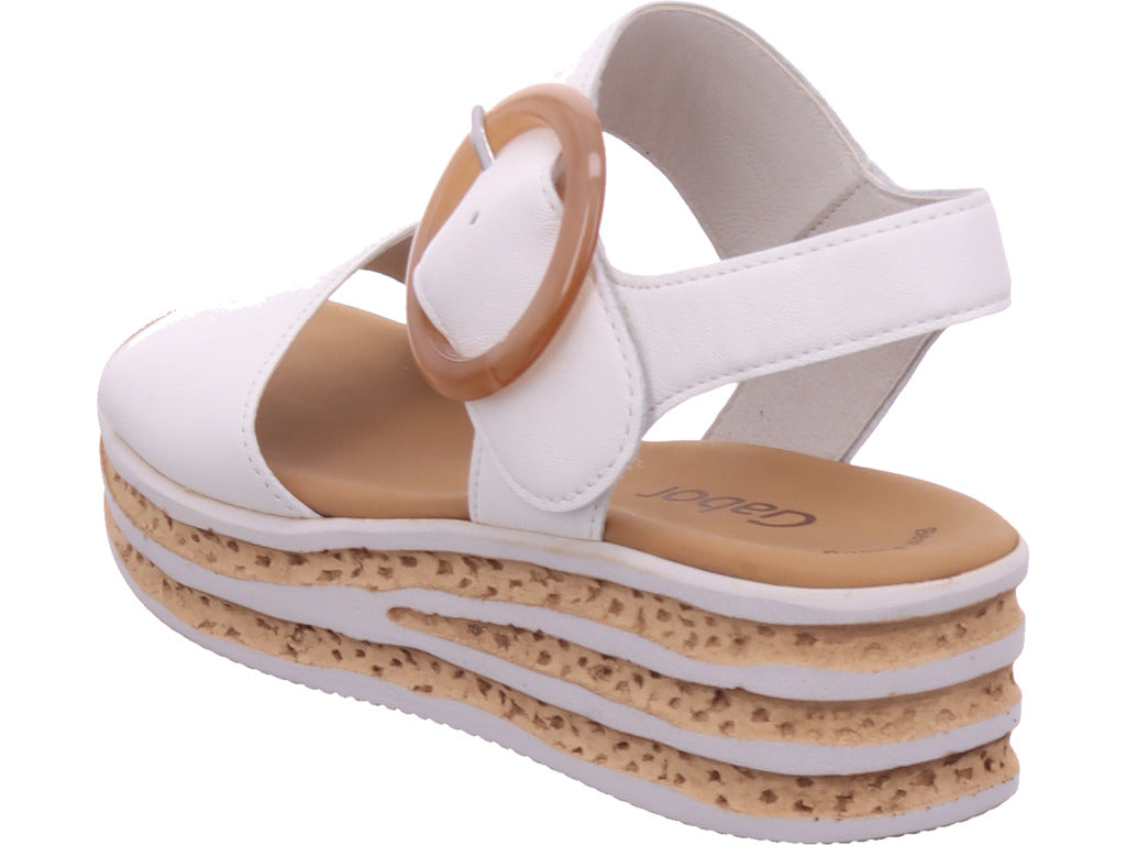 Gabor Damen Sandalette  in weiß