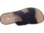 Rieker Damen Pantolette Fsk Damen Sandalen in schwarz