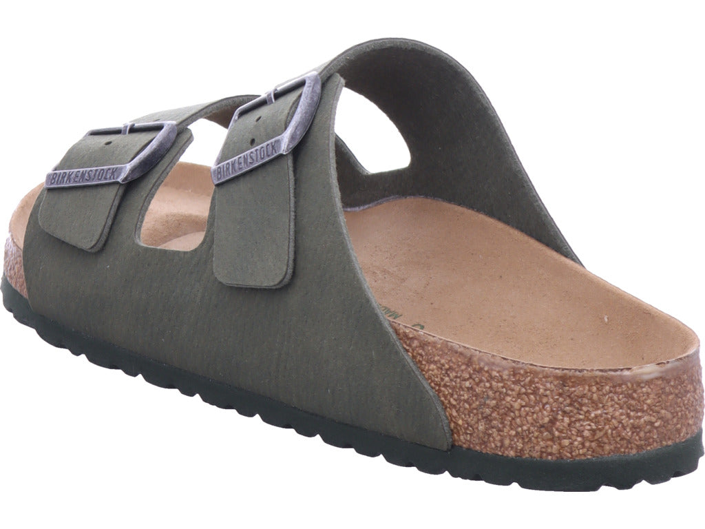 Pánské pantofle Birkenstock Arizona Vegan Synthetics Deser zelené