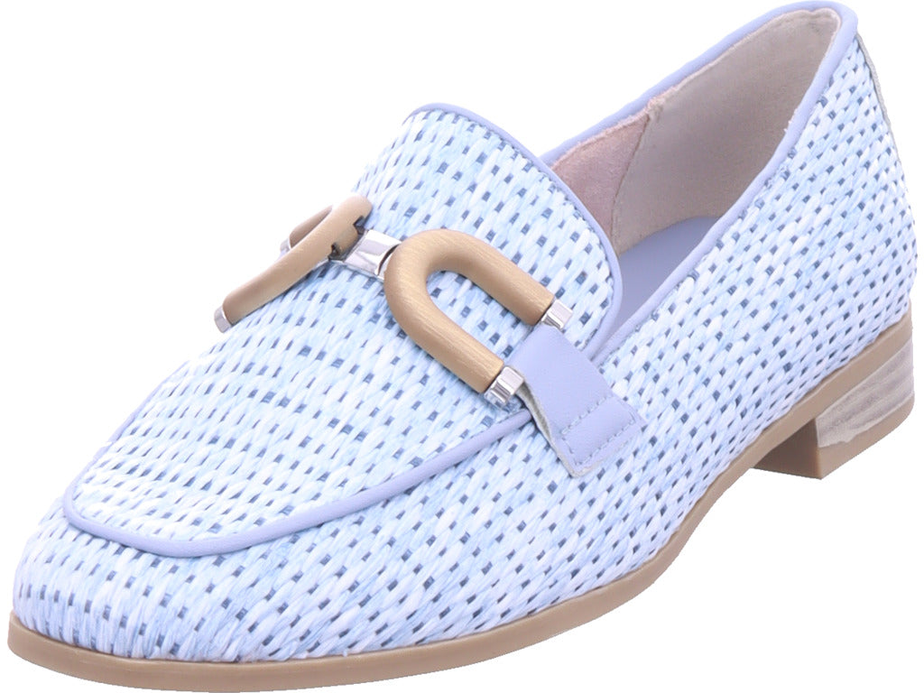 Marco Tozzi Damen Slipper Women Slip-On in blau