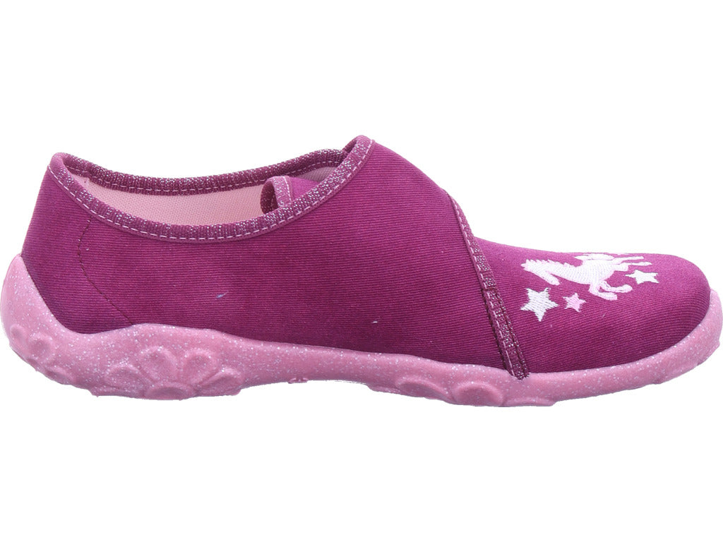 Dívčí textilní pantofle Legero \ Bonny v červené barvě