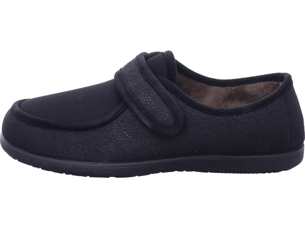 Varomed Damen Hausschuh  in schwarz