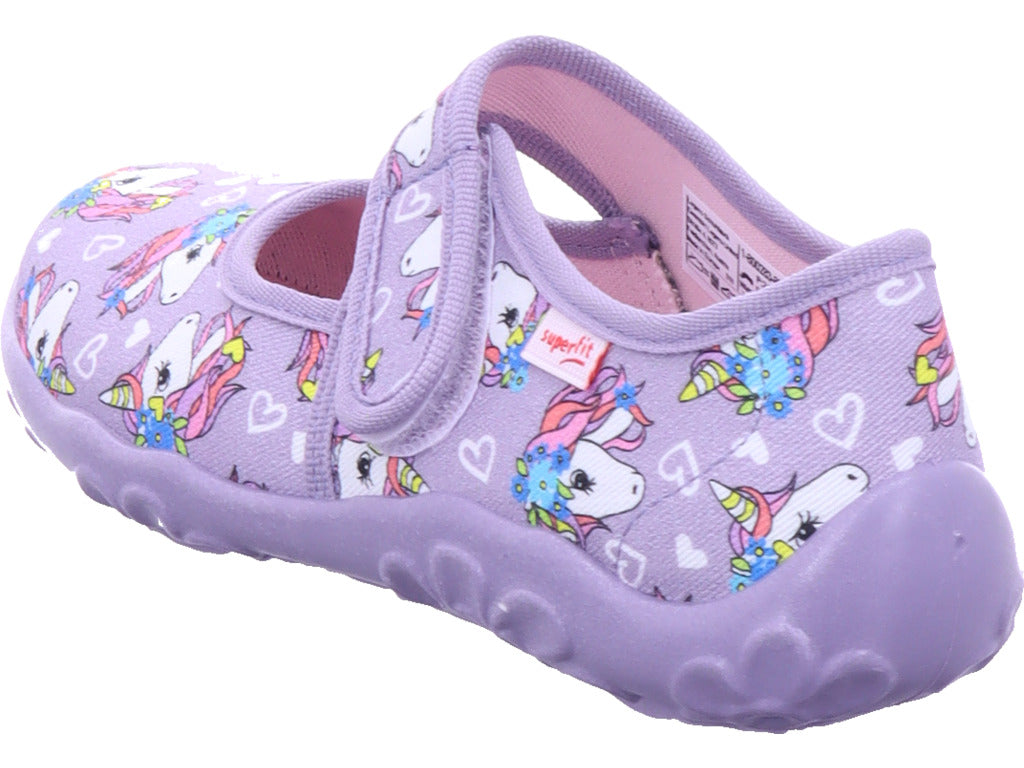 Dívčí pantofle Legero, textilní pantofle, Bonny ve fialové barvě