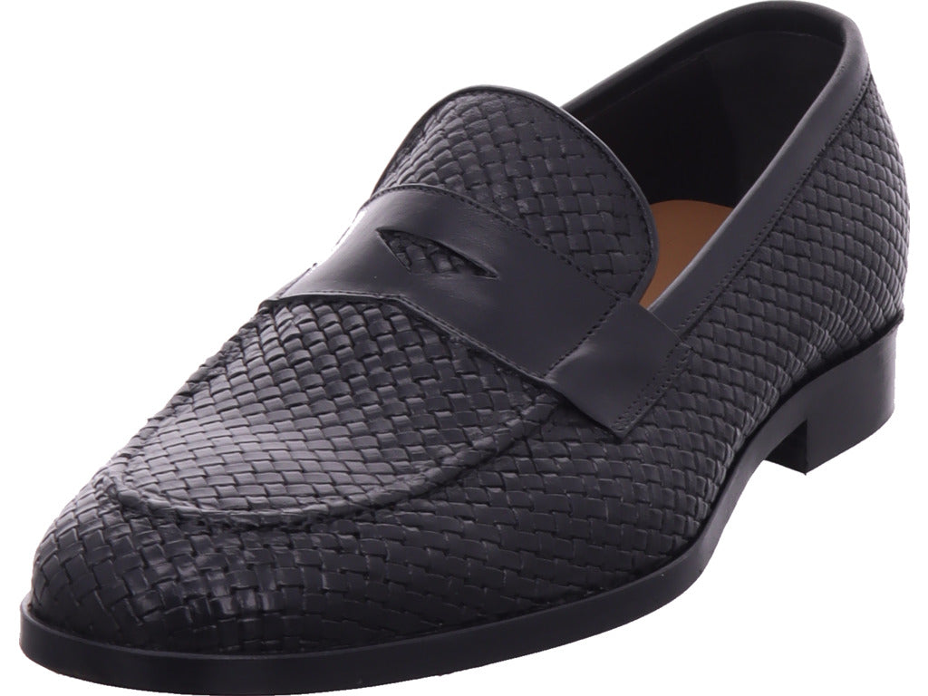 EXTON Herren Slipper  in schwarz