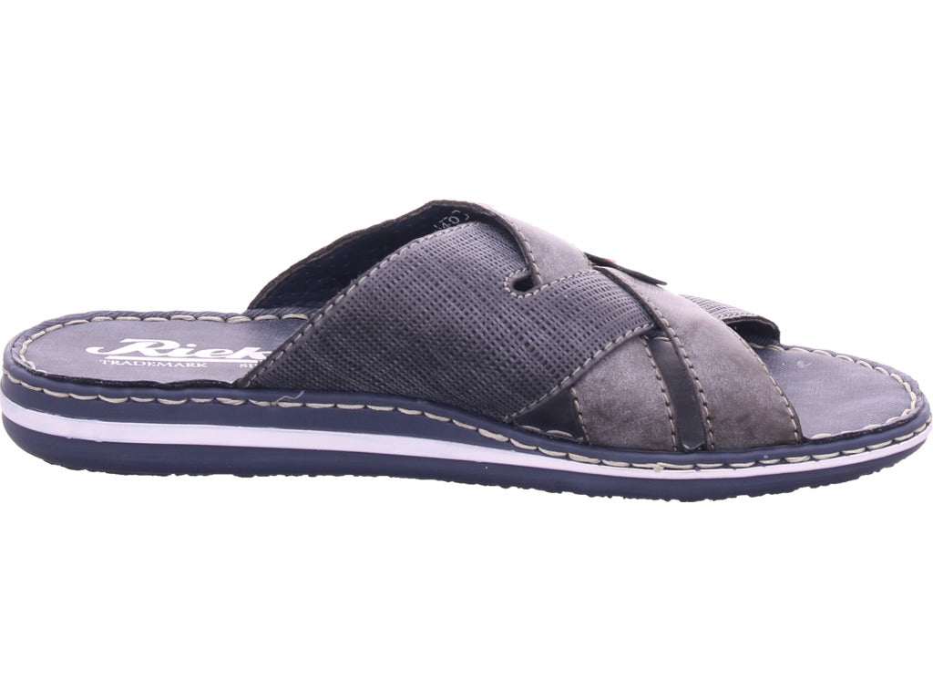 Rieker Herren Pantolette  in blau
