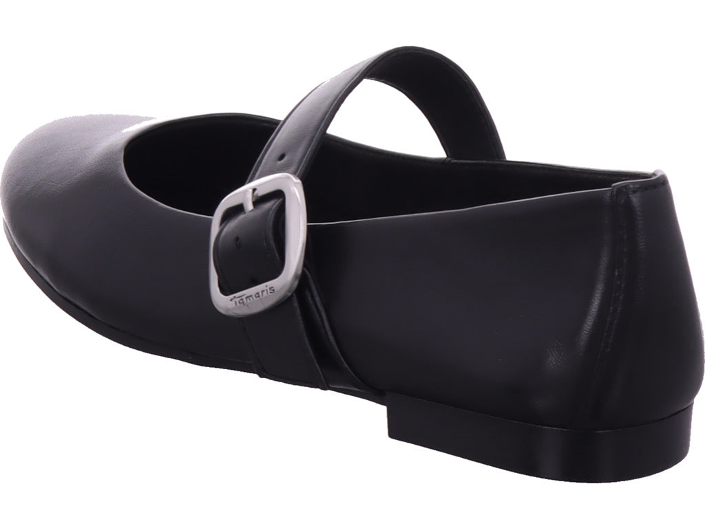 Tamaris Damen Ballerina  in schwarz