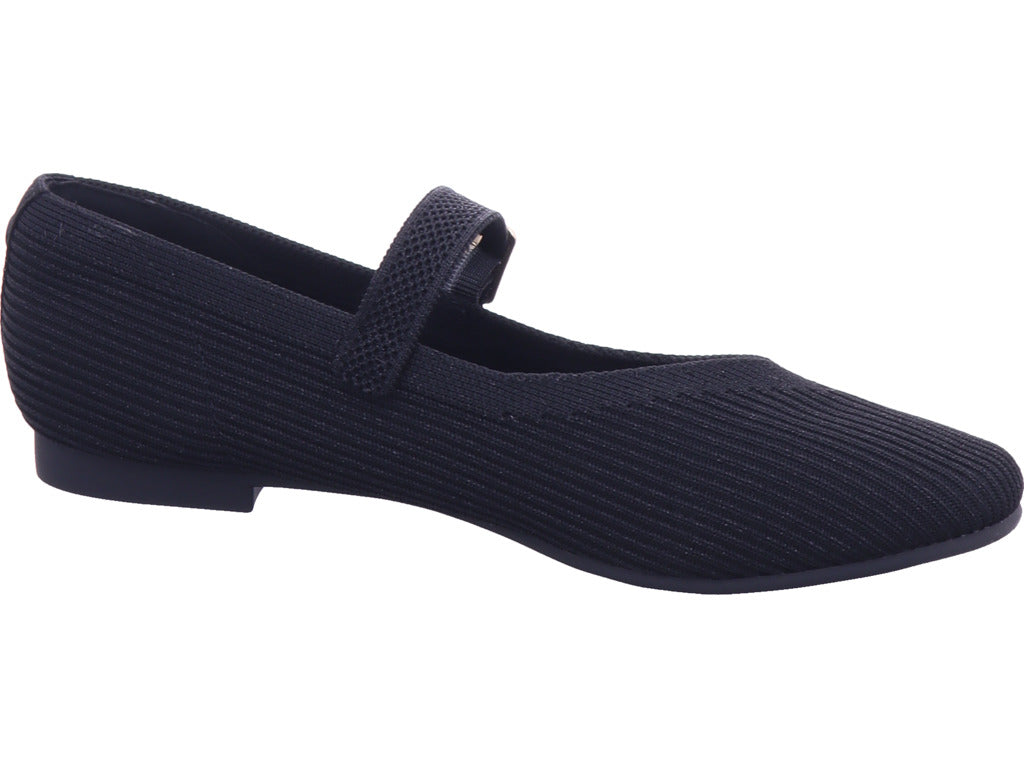 La Strada Damen Ballerina  in schwarz