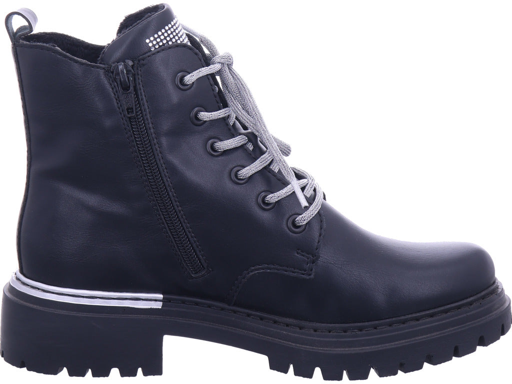 Rieker Damen Hosenstiefel Hwk Damen Stiefel in schwarz
