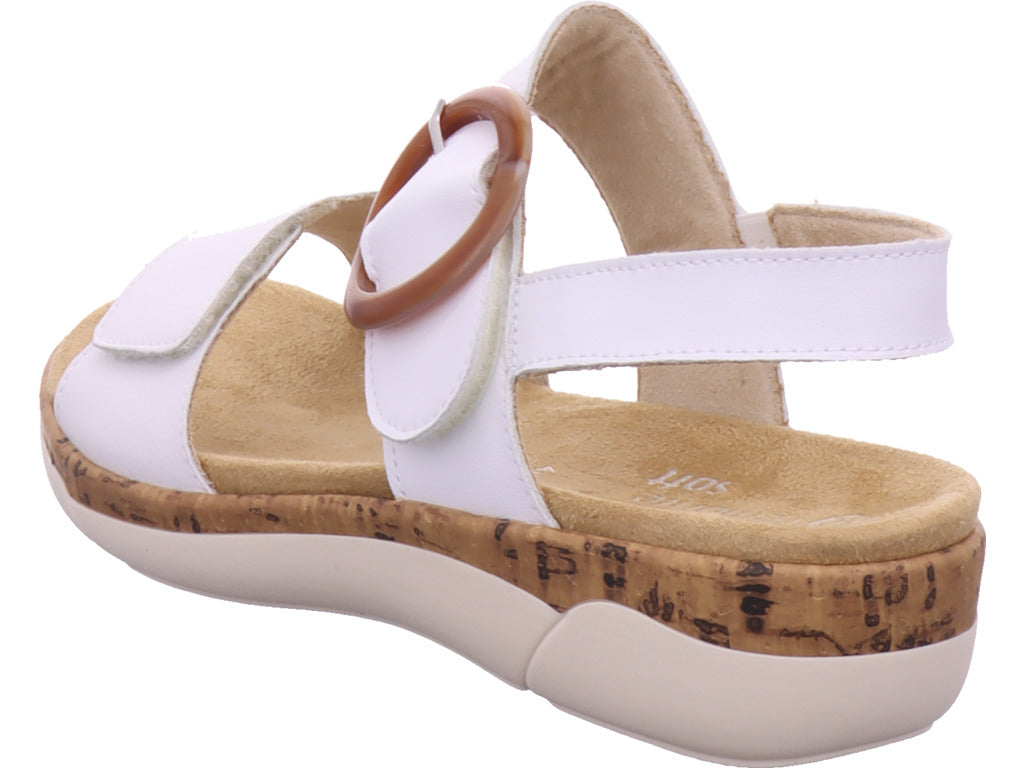 Remonte Damen Sandalette Remonte Sandale in weiß