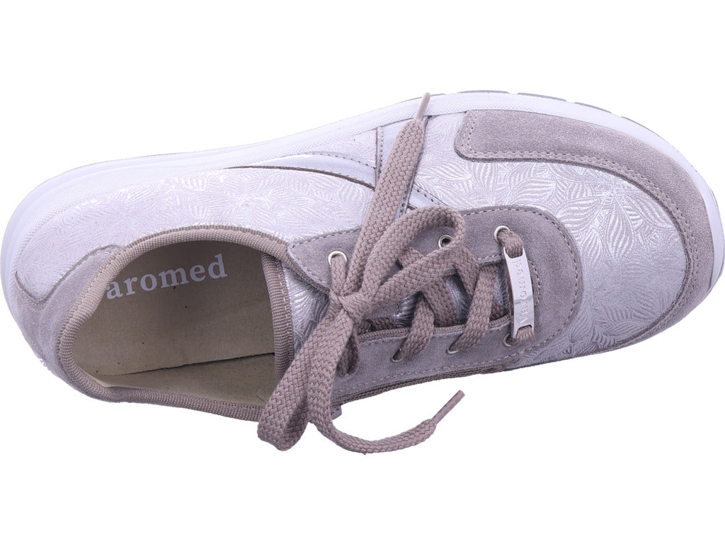 Varomed Damen Stiefelette Kioto Season Schnürschuh in grau