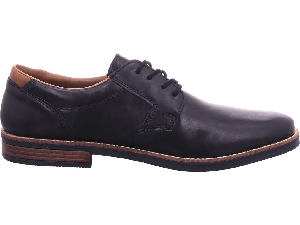 Rieker men's low shoe in black