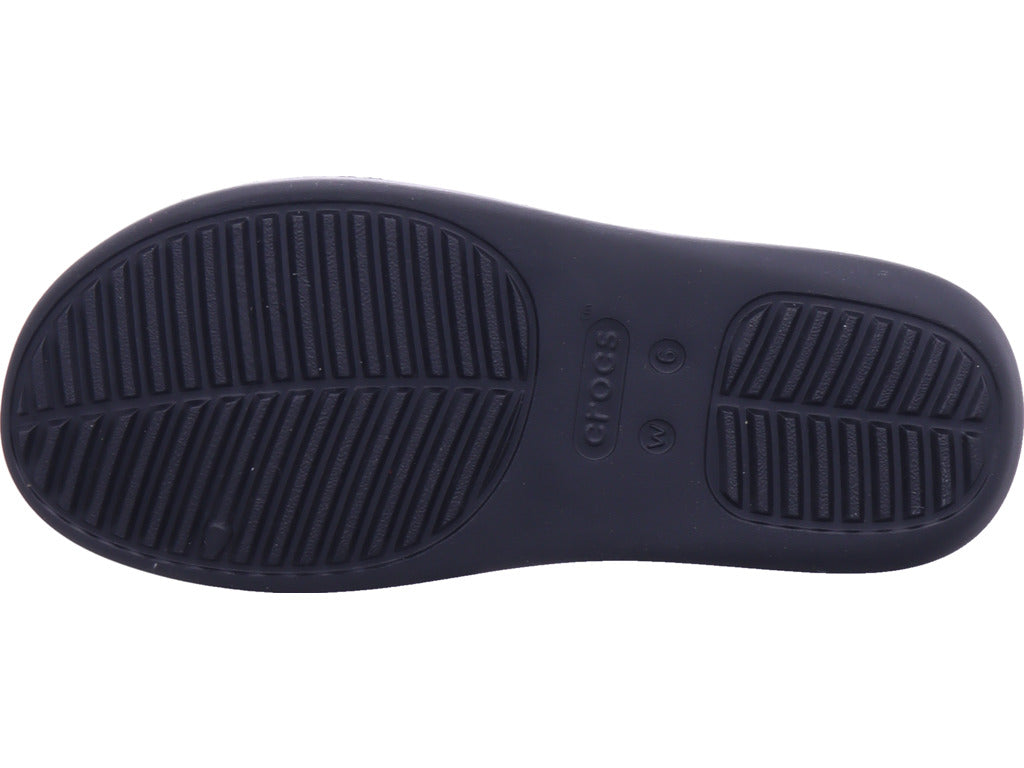 Crocs Damen Badeschuh Getaway Strappy in schwarz