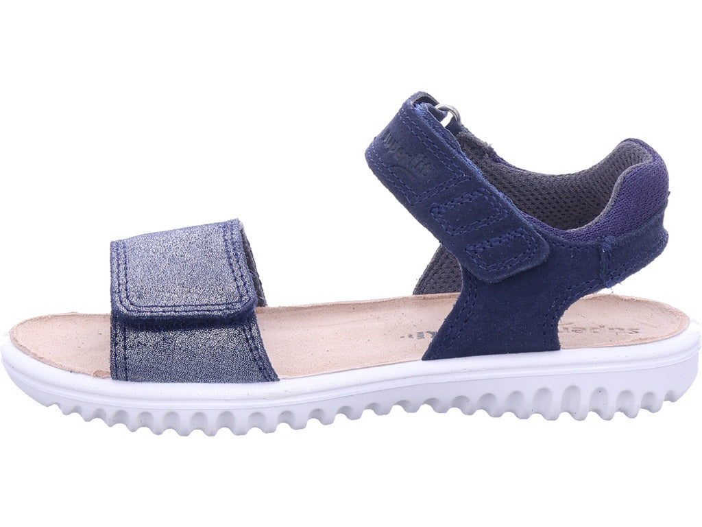 Dívčí sandály Legero Sparkle v modré barvě