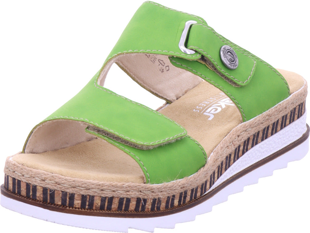Rieker Damen  Fsk Damen Sandalen in grün