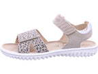 Superfit Mädchen Sandalette Sandale Leder \ Sparkle in beige