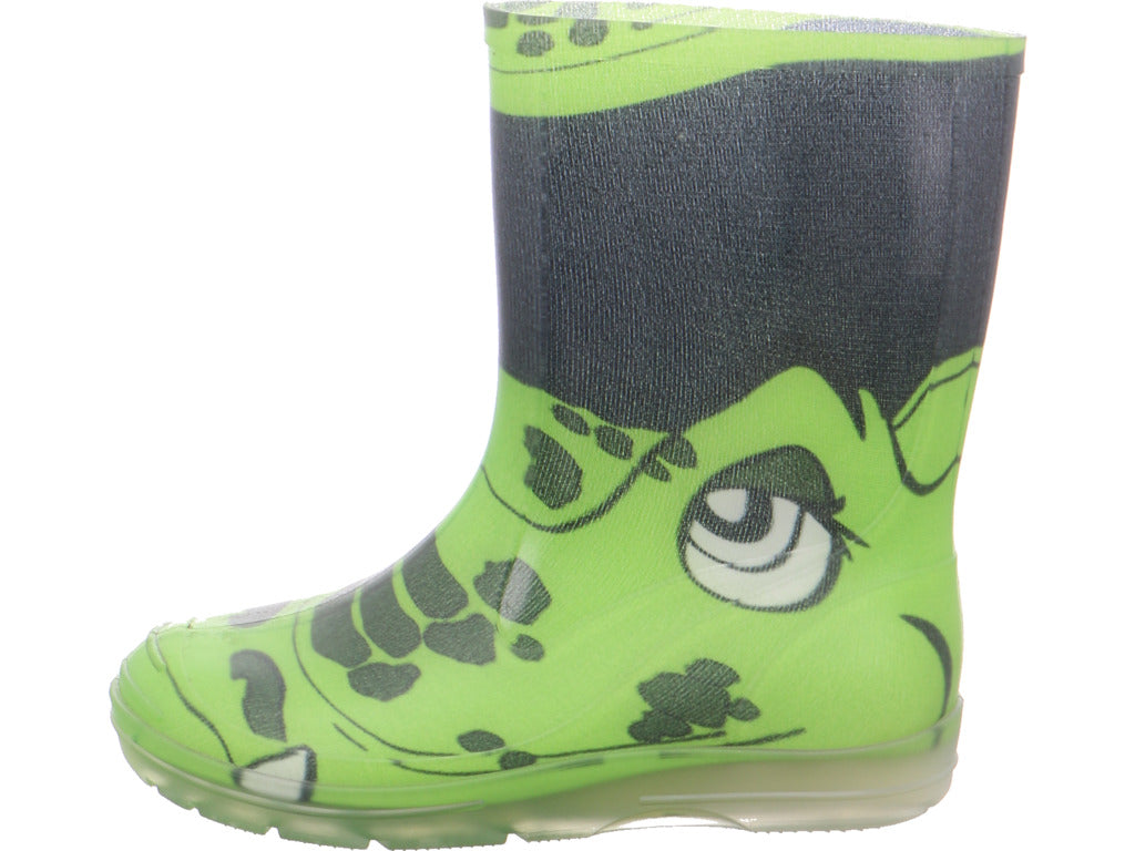Beck Gymnas Jungen Gummistiefel Croco in grün