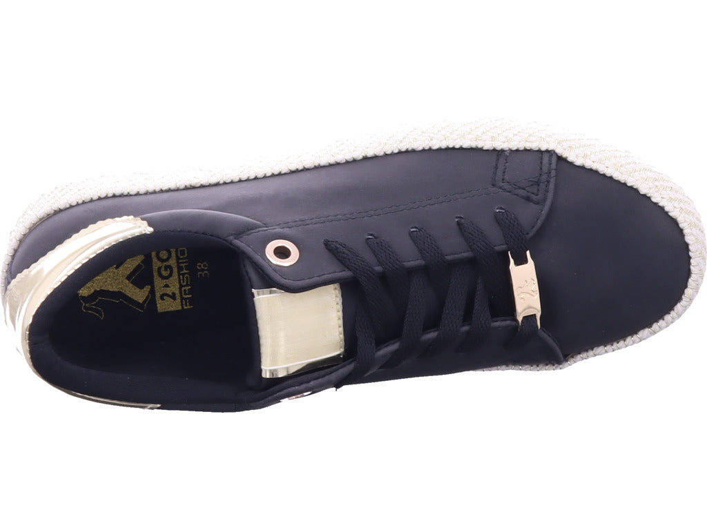 2 GO FASHION Damen Sneaker  in schwarz