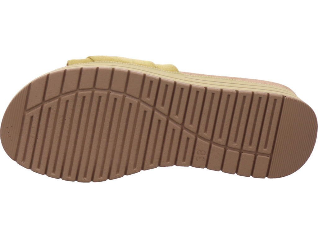 Marco Tozzi Damen Pantolette  in gelb