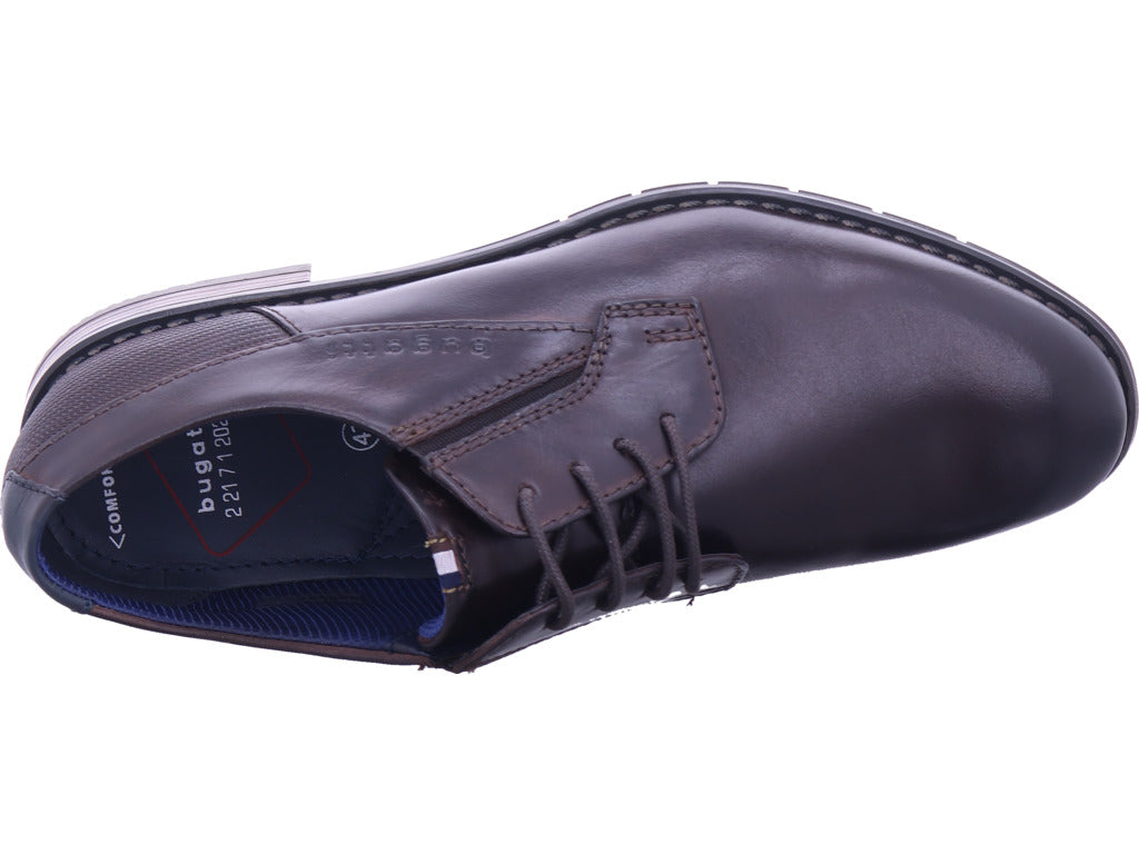 Pánské nízké boty Bugatti v hnědé barvě