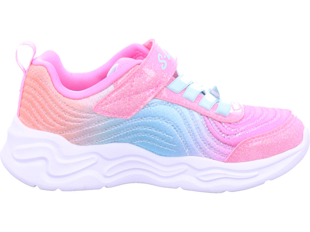 SKECHERS Mädchen Sneaker Wavy Beams in rot