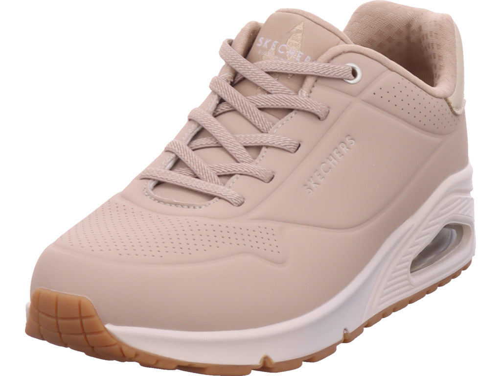 SKECHERS Damen Sneaker Uno Shimmerr Away in beige