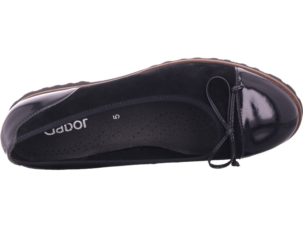 Gabor Damen Ballerina  in schwarz
