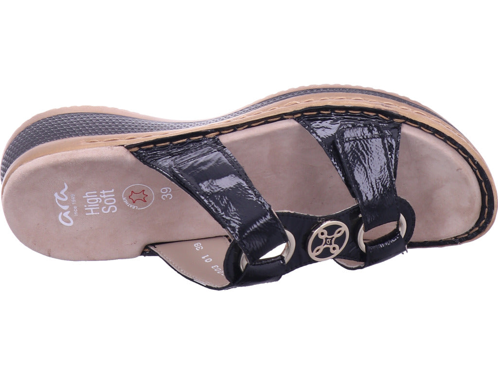 ara Damen Pantolette  in schwarz