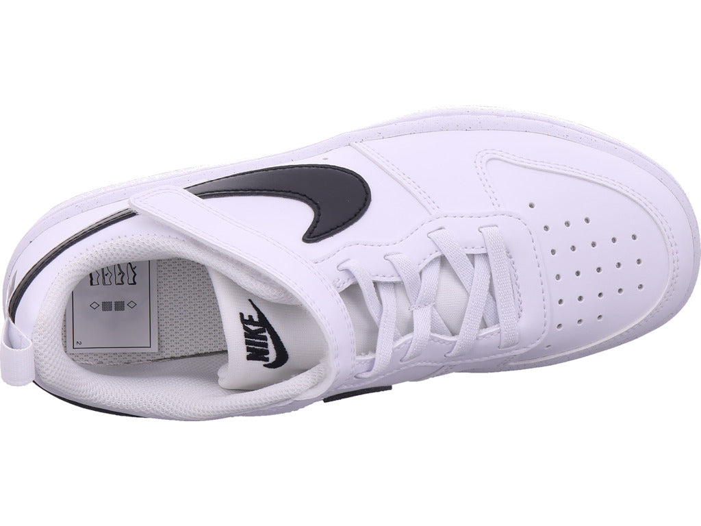 Nike Jungen Halbschuh Court Borough Low Recraft in weiß