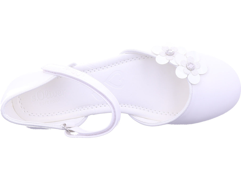 s.Oliver Mädchen Ballerina  in weiß