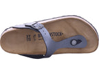 Birkenstock Gizeh Bf Metallic Black v černé barvě