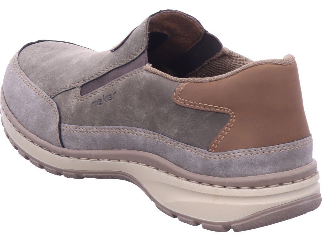 Rieker Herren Slipper Fsk Herren Halbschuhe in braun