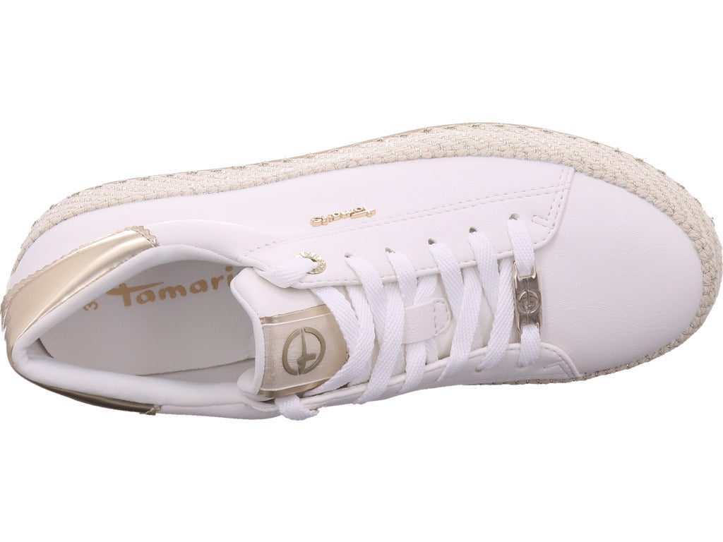 Tamaris Damen Sneaker  in weiß