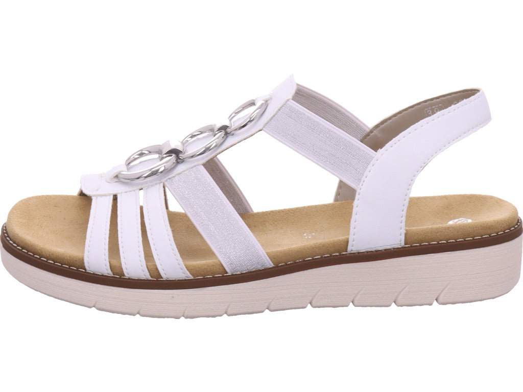 Remonte Damen Sandalette Remonte Sandale in weiß