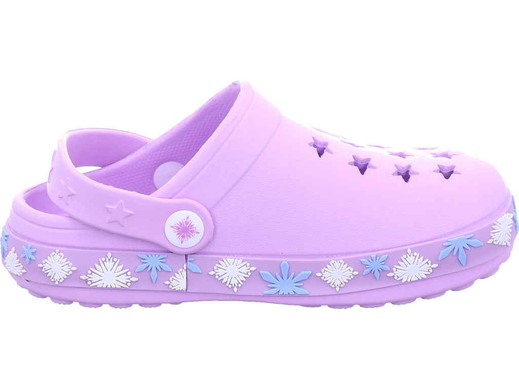 Silver Int Disney Mädchen Sabot Frozen in lila
