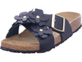 Birkenstock Damen Pantolette Siena Flower Embellishment in schwarz