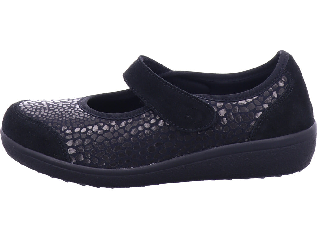 Varomed Damen Pump Sevilla Schwarz in schwarz