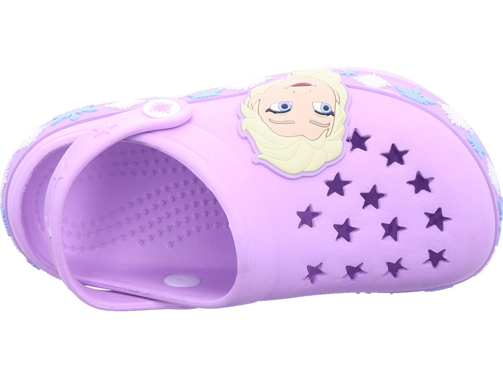 Silver Int Disney Mädchen Sabot Frozen in lila