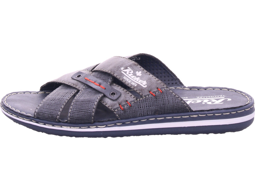 Rieker Herren Pantolette  in blau