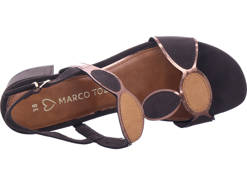 Marco Tozzi Damen Sandalette  in braun