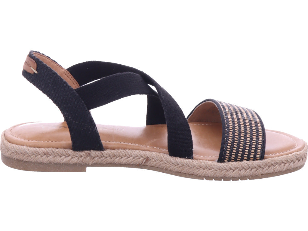 Tamaris Damen Sandalette  in schwarz