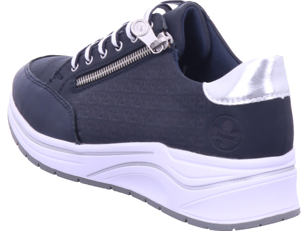 Rieker Damen Sneaker Fsk Damen Halbschuhe in blau
