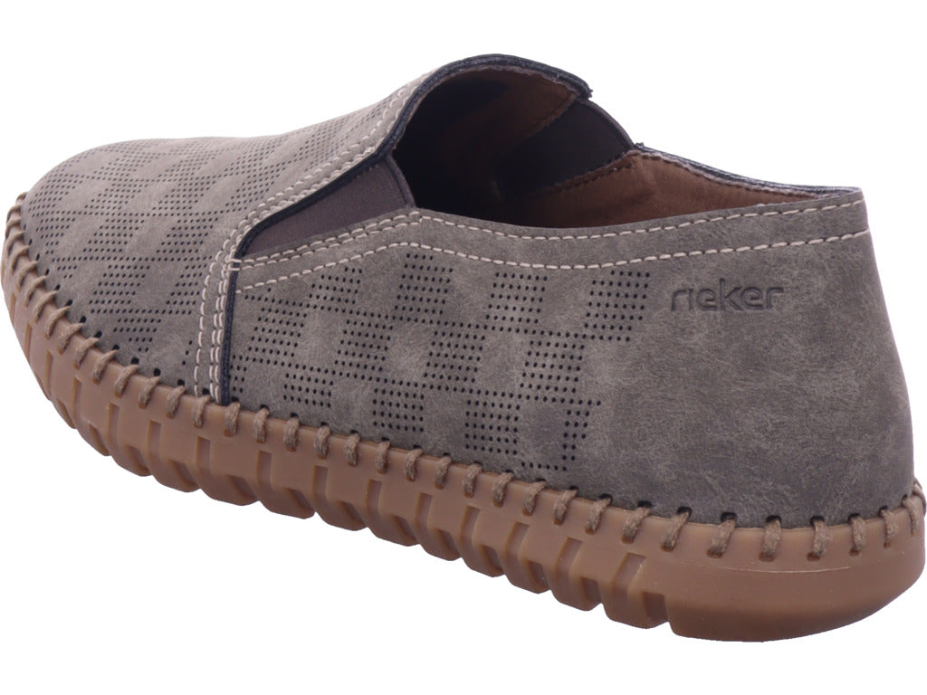 Rieker Herren Slipper Fsk Herren Halbschuhe in braun