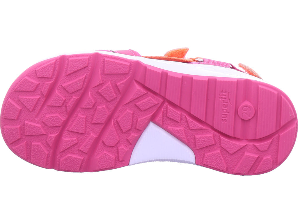 Dívčí sandály Legero, syntetické, Criss Cros v červené barvě