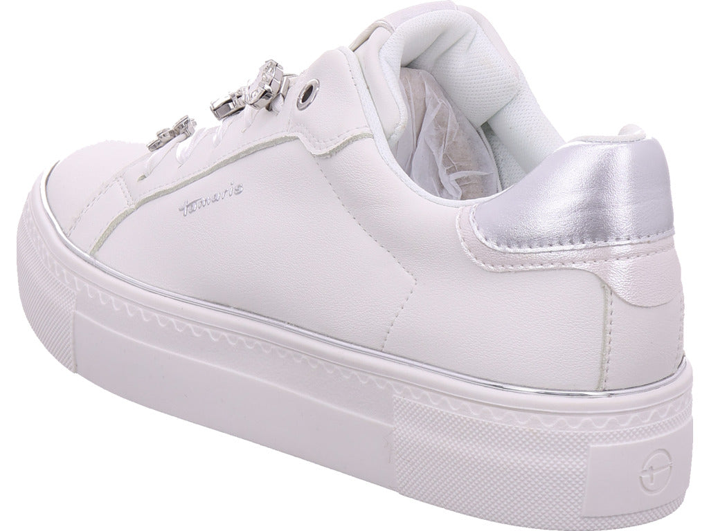Tamaris Damen Sneaker  in weiß